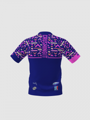 Podiumwear Men's Silver Short Sleeve MTB Jersey - New Fabric 2025!
