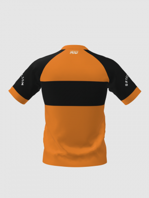 Podiumwear Men's Silver Short Sleeve MTB Jersey - New Fabric 2025!