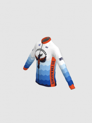 Podiumwear Men's Silver Long Sleeve Jersey