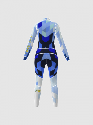 Podiumwear Women's Gold Two-Piece Race Suit
