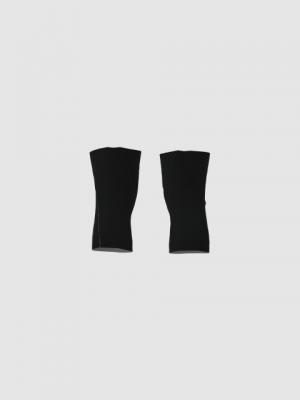 Podiumwear Dyed Black Kneewarmers