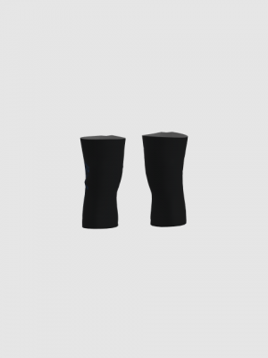 Podiumwear Dyed Black Kneewarmers