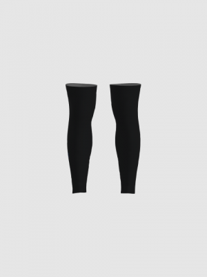 Podiumwear Dyed Black Legwarmers