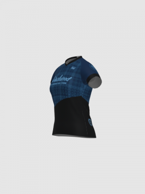 Podiumwear Women's Silver Short Sleeve MTB Jersey - NEW FABRIC 2025!