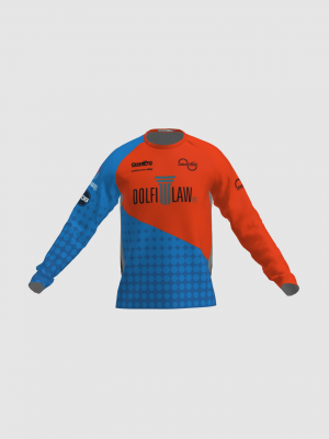 Podiumwear Unisex Silver Long Sleeve Tech Tee - New Fabric 2025!
