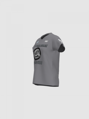 Podiumwear Women's Silver Short Sleeve MTB Jersey - NEW FABRIC 2025!