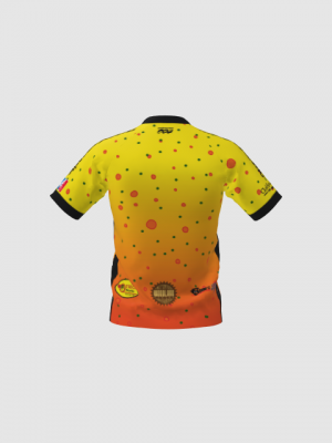 Podiumwear Men's Silver Short Sleeve MTB Jersey - New Fabric 2025!