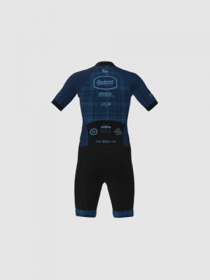 Podiumwear Men's Short Sleeve Skinsuit with Pockets