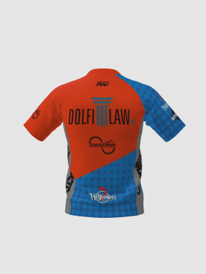 Podiumwear Men's Silver Short Sleeve MTB Jersey - New Fabric 2025!