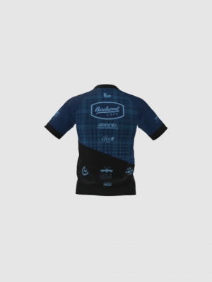 Podiumwear Men's Silver Short Sleeve MTB Jersey - New Fabric 2025!