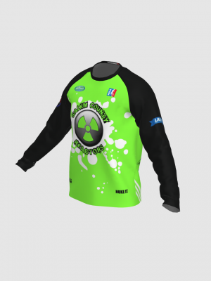 Podiumwear Unisex Silver Long Sleeve Tech Tee - New Fabric 2025!