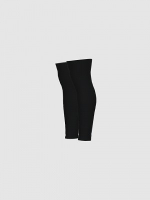 Podiumwear Dyed Black Legwarmers