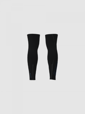 Podiumwear Dyed Black Legwarmers