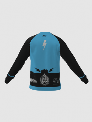 Podiumwear Unisex Silver Long Sleeve Tech Tee - New Fabric 2025!
