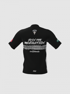 Podiumwear Men's Silver Short Sleeve MTB Jersey - New Fabric 2025!