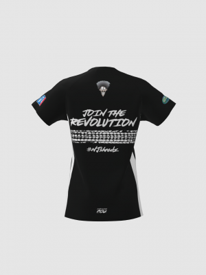 Podiumwear Women's Silver Short Sleeve MTB Jersey - NEW FABRIC 2025!
