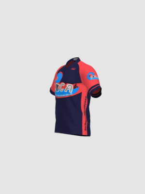 Podiumwear Men's Silver Short Sleeve MTB Jersey - New Fabric 2025!