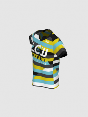 Podiumwear Women's Silver Short Sleeve MTB Jersey - NEW FABRIC 2025!