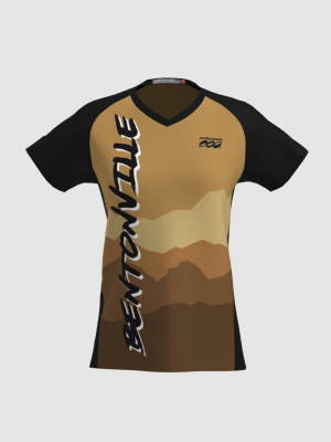 Podiumwear Women's Silver Short Sleeve MTB Jersey - NEW FABRIC 2025!