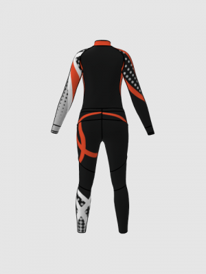 Podiumwear Women's Gold Two-Piece Race Suit