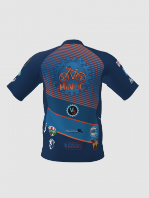 Podiumwear Men's Silver Short Sleeve MTB Jersey - New Fabric 2025!