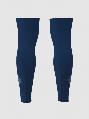 Podiumwear Dyed Black Legwarmers