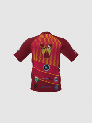 Podiumwear Men's Silver Short Sleeve MTB Jersey - New Fabric 2025!