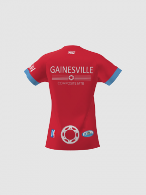 Podiumwear Women's Silver Short Sleeve MTB Jersey - NEW FABRIC 2025!