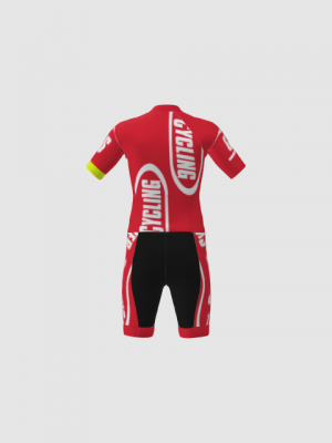 Podiumwear Men's Short Sleeve Skinsuit with Pockets