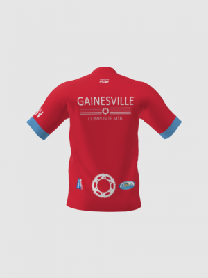 Podiumwear Men's Silver Short Sleeve MTB Jersey - New Fabric 2025!