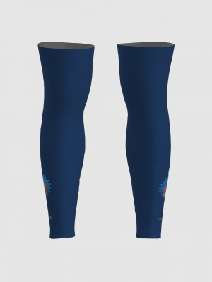 Podiumwear Dyed Black Legwarmers