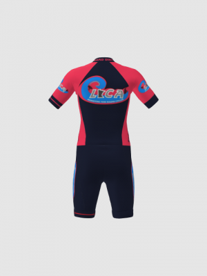 Podiumwear Men's Short Sleeve Skinsuit with Pockets