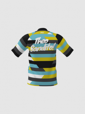 Podiumwear Men's Silver Short Sleeve MTB Jersey - New Fabric 2025!