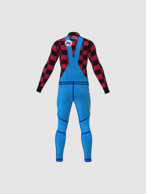 Podiumwear Unisex Gold Two-Piece Race Suit