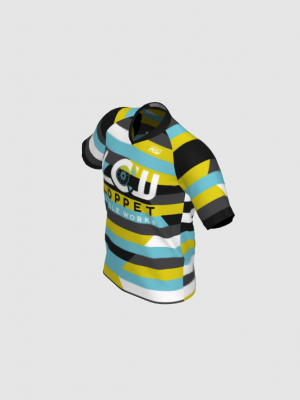 Podiumwear Men's Silver Short Sleeve MTB Jersey - New Fabric 2025!