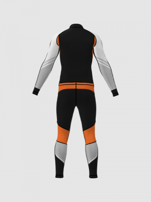 Podiumwear Unisex Gold Two-Piece Race Suit