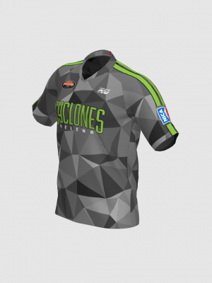 Podiumwear Men's Silver Short Sleeve MTB Jersey - New Fabric 2025!