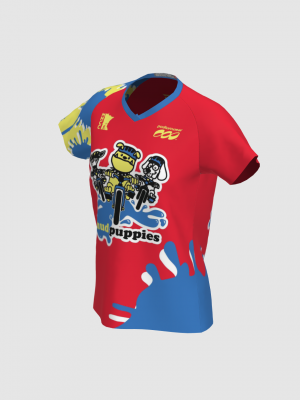 Podiumwear Women's Silver Short Sleeve MTB Jersey - NEW FABRIC 2025!