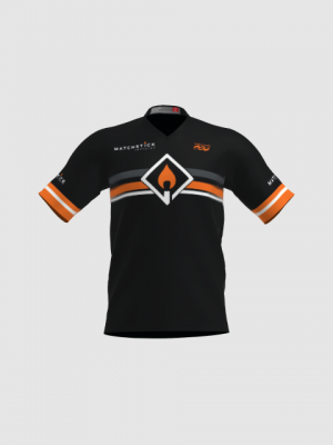 Podiumwear Men's Silver Short Sleeve MTB Jersey - New Fabric 2025!