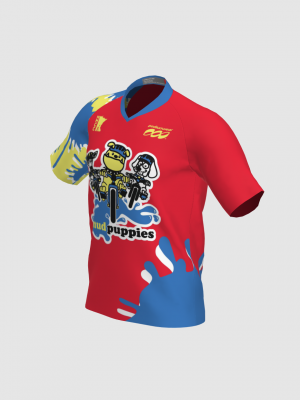 Podiumwear Men's Silver Short Sleeve MTB Jersey - New Fabric 2025!