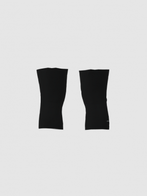 Podiumwear Dyed Black Kneewarmers