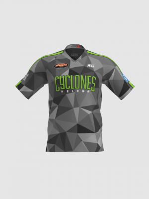 Podiumwear Men's Silver Short Sleeve MTB Jersey - New Fabric 2025!