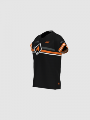 Podiumwear Women's Silver Short Sleeve MTB Jersey - NEW FABRIC 2025!