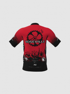 Podiumwear Men's Silver Short Sleeve MTB Jersey - New Fabric 2025!