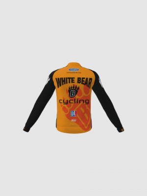 Podiumwear Men's Gold Merino Wool Long Sleeve Jersey