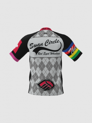 Podiumwear Men's Silver Short Sleeve MTB Jersey