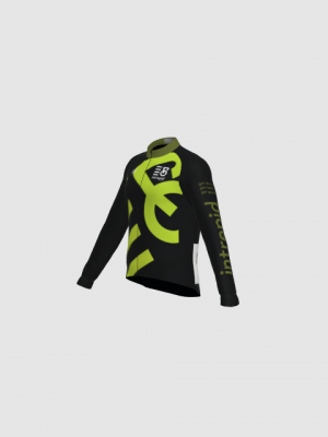 Podiumwear Men's Gold Merino Wool Long Sleeve Jersey