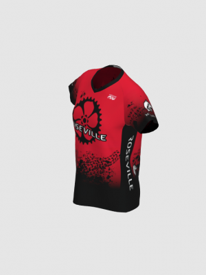 Podiumwear Women's Silver Short Sleeve MTB Jersey - NEW FABRIC 2025!