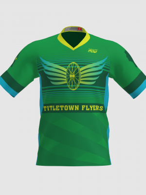 Podiumwear Men's Silver Short Sleeve MTB Jersey - New Fabric 2025!