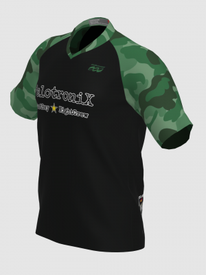 Podiumwear Men's Silver Short Sleeve MTB Jersey - New Fabric 2025!